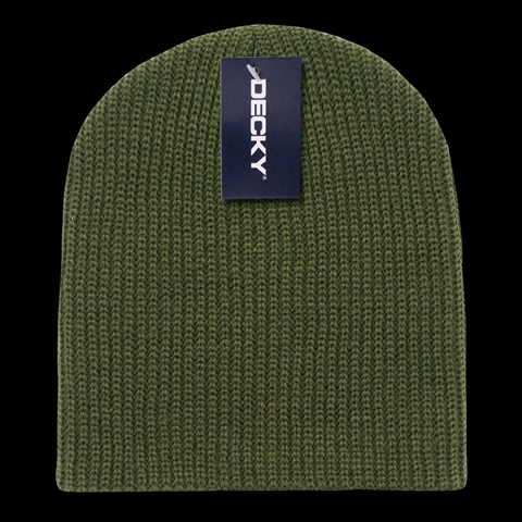 608-OLV GI Cuffless Watch Caps- Olive