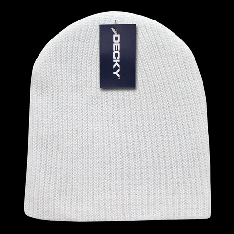 GI Cuffless Watch Caps, White