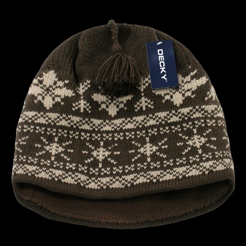631-BROWN Nordic Beanies, Brown