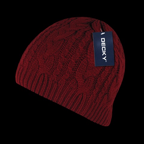 634-CAR Braidy Knit- Cardinal