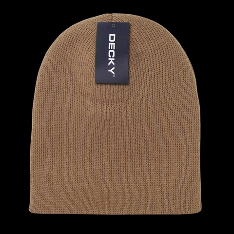 684-KHA American Made Watch Cap - No Cuff- Khaki