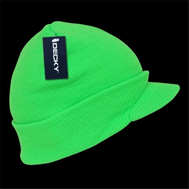 Decky 7009-GRN Neon Jeep Caps- Green