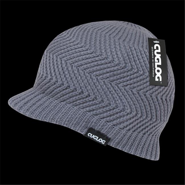 Decky K011-GRY Elbert Zig Zag Pattern Jeep Cap- Grey