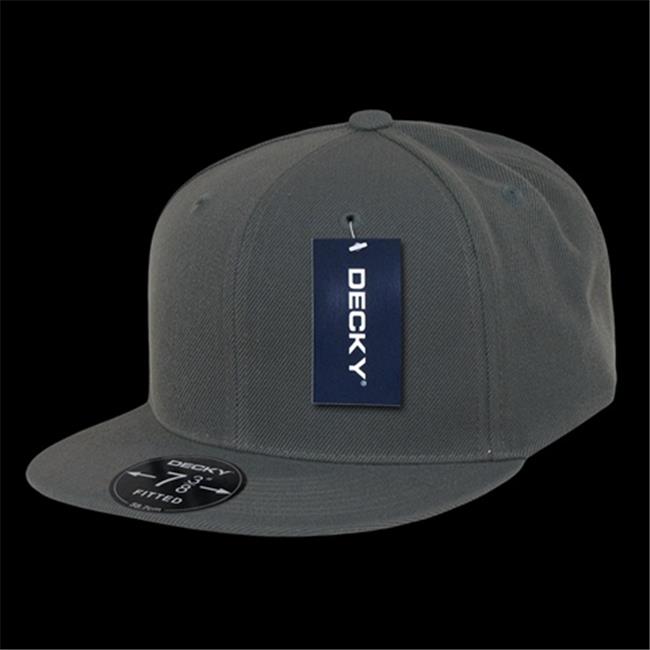Decky RP1-PL-CHA-29 Retro Fitted Caps Charcoal - 7.75