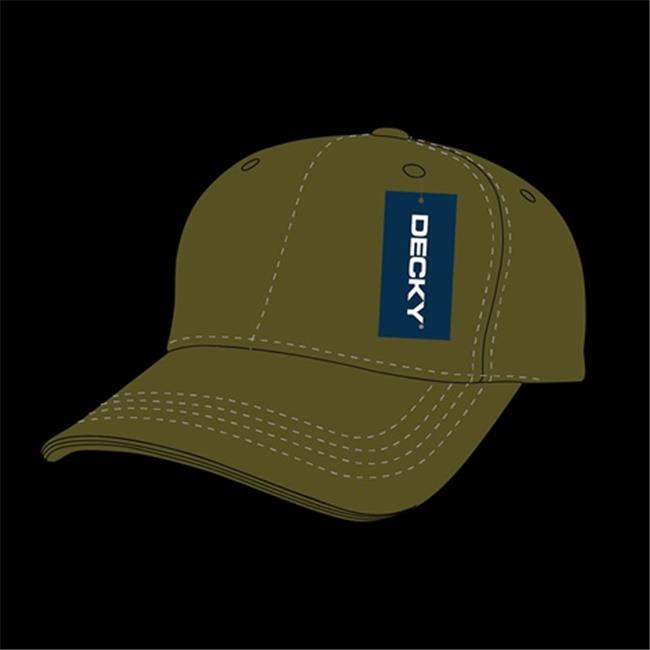 Decky 209-OLV Low Crown Cotton Baseball Cap- Olive
