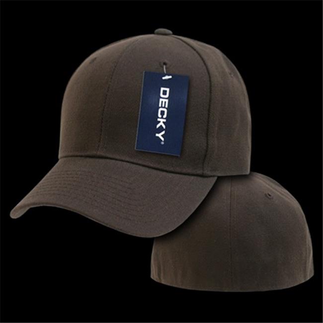 Decky 402-PL-BRN-24 Fitted Cap- Brown - 703- Size - 7.12