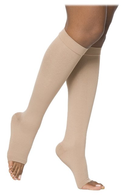 Select Comfort  Open Toe Calf Compression  Crispa  Medium  Short  3040 mmHg