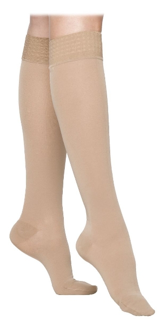 Select Comfort 863CSSW66-S 30-40 mmHg Womens With Grip Top Calf- Small- Short - Crispa