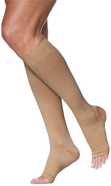 Access 972CXSO66 20-30 mmHg Unisex Open Toe Knee Highs- Crispa- Extra Large-Short