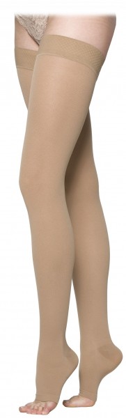 Cotton  Thigh High Compression Stockings  Crispa  Medium Long  3040 mmHg