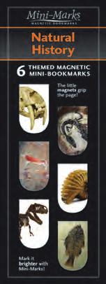 Mini-Mark Magnetic Bookmark - Natural History