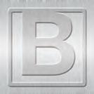 Helvetica Clip-On Letter Bookmark - B