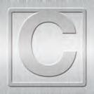Helvetica Clip-On Letter Bookmark - C