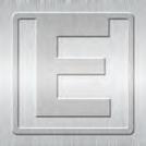 Helvetica Clip-On Letter Bookmark - E