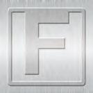 Helvetica Clip-On Letter Bookmark - F