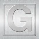 Helvetica Clip-On Letter Bookmark - G