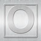 Helvetica Clip-On Letter Bookmark - O