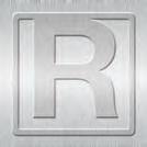 Helvetica Clip-On Letter Bookmark - R