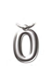 2215 Solid Metal Initial Keyring - O