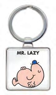 6607 Mr. Lazy Keyring