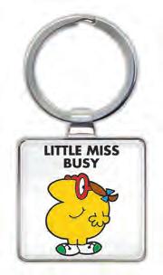 Little Miss Busy Keyring