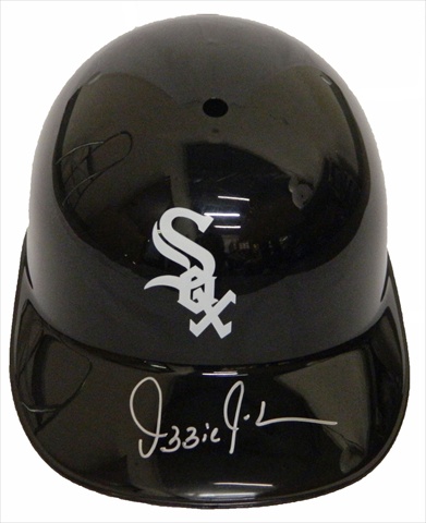 Picture of Ozzie Guillen Signed White Sox Replica Batting Helmet