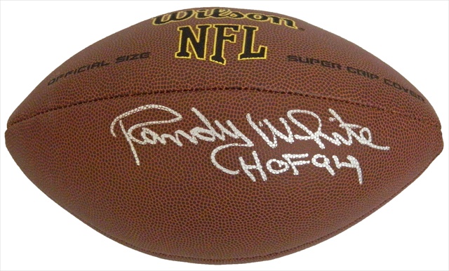 Randy White Signed Wilson NFL Super Grip Full Size Football