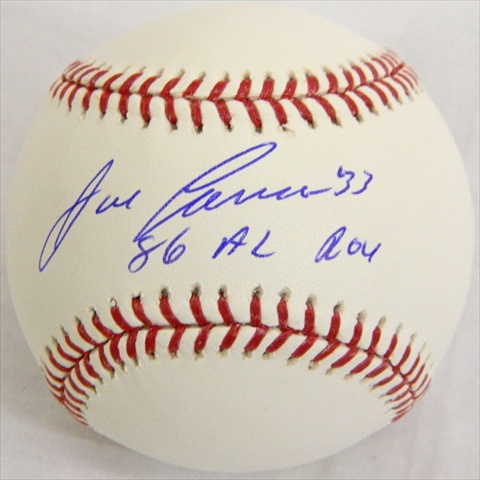 Jose Canseco Signed Official Mlb Baseball With 86 Al Roy