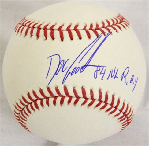 Dwight Doc Gooden Signed Official MLB Baseball with 84 NL ROY