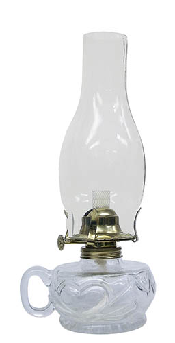 Picture of Glo Brite L392ACL Lite Hearted Glass Oil Lamp