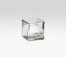Picture of Cal Mil C4X4GLCN 3.88 x 3.88 Glass Jar Display