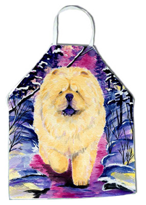 Picture of Carolines Treasures SS1005APRON Chow Chow Apron - 27 H x 31 W in.