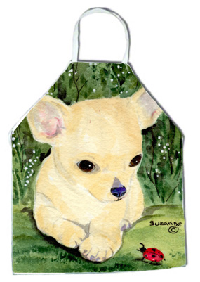 Picture of Carolines Treasures SS1010APRON Chihuahua Apron - 27 H x 31 W in.