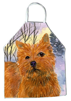 Picture of Carolines Treasures SS1012APRON Norwich Terrier Apron - 27 H x 31 W in.