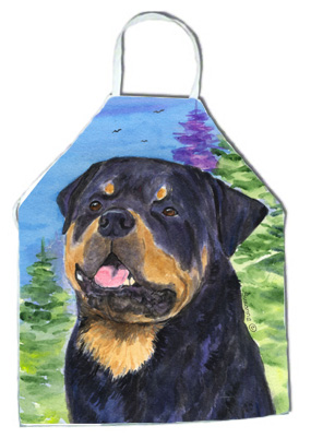 Picture of Carolines Treasures SS1026APRON Rottweiler Apron - 27 H x 31 W in.