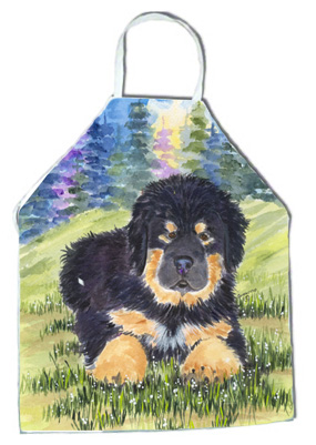 Picture of Carolines Treasures SS1037APRON Tibetan Mastiff Apron - 27 H x 31 W in.