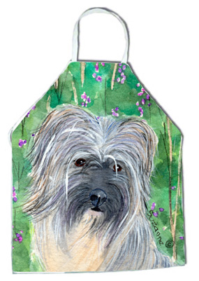 Picture of Carolines Treasures SS1042APRON Berger des Pyrenese Apron - 27 H x 31 W in.