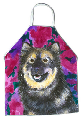 Picture of Carolines Treasures SS1063APRON Finnish Lapphund Apron - 27 H x 31 W in.