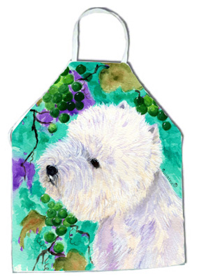 Picture of Carolines Treasures SS1064APRON Westie Apron - 27 H x 31 W in.