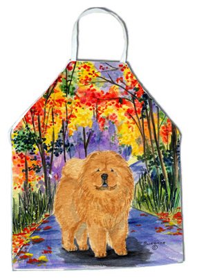 Picture of Carolines Treasures SS7001APRON Chow Chow Apron - 27 H x 31 W in.