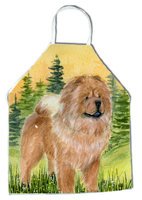 Picture of Carolines Treasures SS7004APRON Chow Chow Apron - 27 H x 31 W in.
