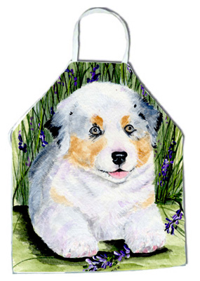 Picture of Carolines Treasures SS8005APRON Australian Shepherd Apron - 27 H x 31 W in.