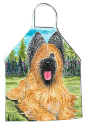 Picture of Carolines Treasures SS8035APRON Briard Apron - 27 H x 31 W in.