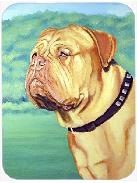 Picture of Carolines Treasures 7024LCB Dogue de Bordeaux Glass Cutting Board - Large- 15 x 12 in.