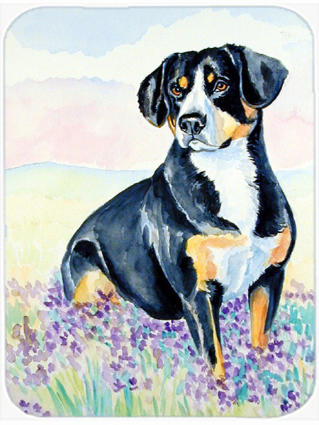 Picture of Carolines Treasures 7030LCB Entlebucher Mountain Dog Glass Cutting Board - Large- 15 x 12 in.