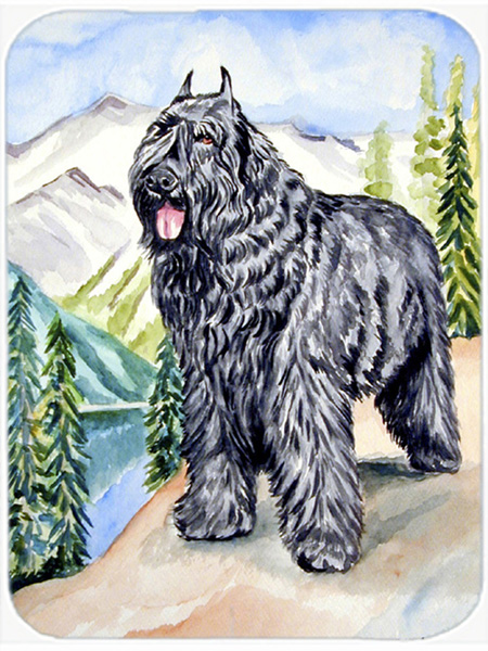 Picture of Carolines Treasures 7049LCB Bouvier des Flandres Glass Cutting Board - Large- 15 x 12 in.