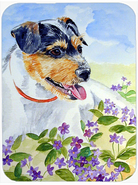 Picture of Carolines Treasures 7106LCB Jack Russell Terrier Glass Cutting Board - Large- 15 x 12 in.
