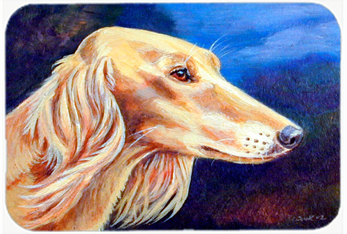 Picture of Carolines Treasures 7124LCB Saluki Glass Cutting Board - Large- 15 x 12 in.