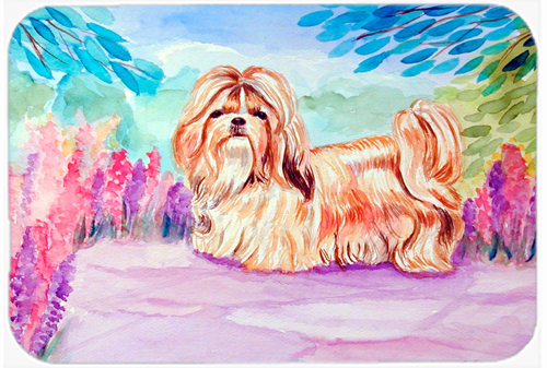 Picture of Carolines Treasures 7136LCB Shih Tzu Glass Cutting Board - Large- 15 x 12 in.