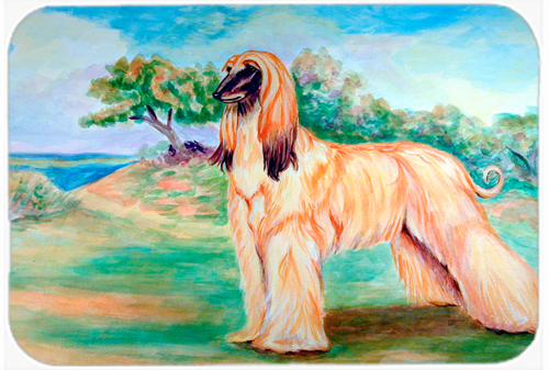 Picture of Carolines Treasures 7138LCB Afghan Hound Glass Cutting Board - Large- 15 x 12 in.